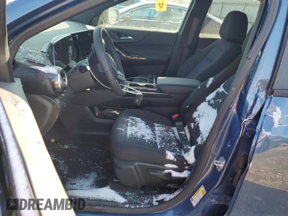 2025 Chevrolet Equinox FWD LT with VIN 3GNAXHEG2SL162052, listed as a Copart auction lot 47305735 with 1,038 mi miles and Salvage title. Bid and sale history available at DreamBid. Image 7.