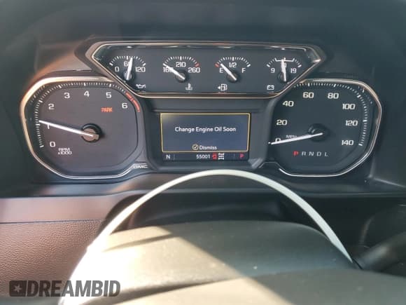 ✅ 2021 GMC Sierra 1500 AT4 • VIN: 1GTP9EED2MZ380487 • Лот: 83845885. Опубликован ранее на Copart с пробегом 55 001 миль. Бесплатный доступ к архиву аукционных продаж из США и подробный отчёт об истории автомобиля на DreamBid. Изображение 9.