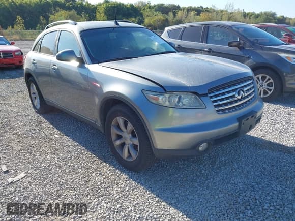 ✅ 2005 Infiniti FX • VIN: JNRAS08W95X220128 • Lot: 43133157. Listed on IAAI with 284,094 mi. Free auction sales archive from the USA and detailed vehicle history report at DreamBid. Image 1.