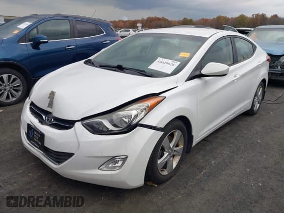 ✅ 2013 Hyundai Elantra GLS • VIN: 5NPDH4AE9DH427777 • Lot: 43629626. Listed on IAAI with 51,204 mi. Free auction sales archive from the USA and detailed vehicle history report at DreamBid. Image 17.