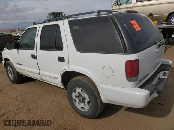 2004 Chevrolet Blazer LS z VIN 1GNDT13X74K161079, wystawiony jako Copart lot #76698914 z przebiegiem 123 726 mil mil oraz Szkoda całkowita • Salvage title. Historia ofert i sprzedaży dostępna na DreamBid. Obrazek 2.