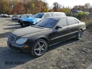 ✅ 2003 Mercedes-Benz S 500 • VIN: WDBNG75J13A343070 • Lot: 87292704. Listed on Copart with 154,533 mi. Free auction sales archive from the USA and detailed vehicle history report at DreamBid. Image 1.
