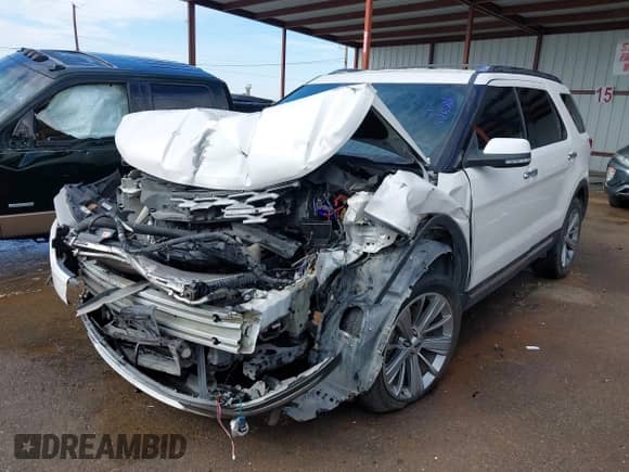 2018 Ford Explorer Limited z VIN 1FM5K8F88JGA21341, wystawiony jako IAAI lot #43265806 z przebiegiem Nie podano mil oraz . Historia ofert i sprzedaży dostępna na DreamBid. Obrazek 2.