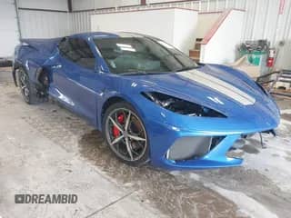 2021 Chevrolet Corvette 2LT z VIN 1G1YB2D41M5115133, wystawiony jako IAAI lot #43086866 z przebiegiem 24 381 mil mil oraz . Historia ofert i sprzedaży dostępna na DreamBid. Obrazek 1.