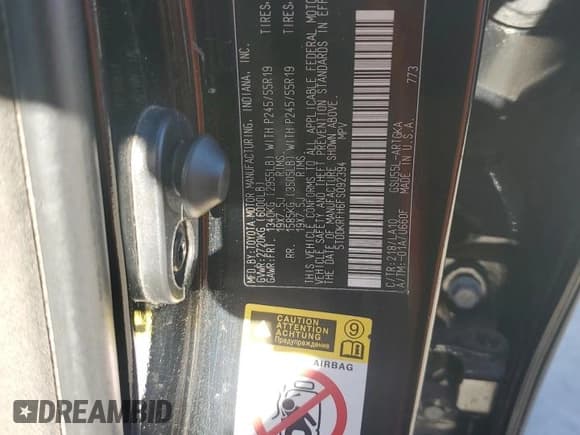 ✅ 2015 Toyota Highlander Limited • VIN: 5TDDKRFH6FS092394 • Лот: 85654605. Опубликован ранее на Copart с пробегом 252 909 миль. Бесплатный доступ к архиву аукционных продаж из США и подробный отчёт об истории автомобиля на DreamBid. Изображение 13.