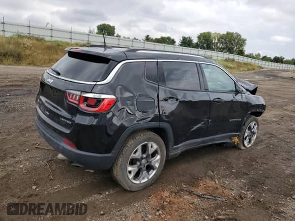 2018 Jeep Compass Limited z VIN 3C4NJDCB6JT435309, wystawiony jako Copart lot #81708385 z przebiegiem 88 825 mil mil oraz Czysty tytuł • Clean title. Historia ofert i sprzedaży dostępna na DreamBid. Obrazek 3.