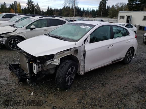 2017 Hyundai Ioniq SEL с VIN KMHC75LCXHU047094, выставлен на аукционе Copart как лот 79287044 с пробегом 107 764 миль миль и Списание • Salvage title. История ставок и продаж доступна на DreamBid. Изображение 1.