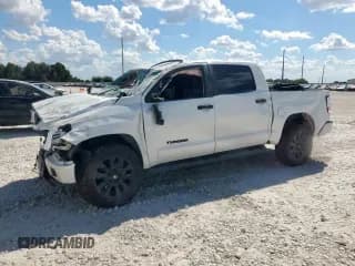 ✅ 2021 Toyota Tundra Limited • VIN: 5TFHY5F15MX999740 • Lot: 81695165. Listed on Copart with 62,002 mi. Free auction sales archive from the USA and detailed vehicle history report at DreamBid. Image 1.