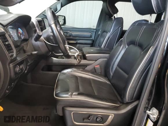 2021 Ram 1500 Limited with VIN 1C6SRFHT0MN627698, listed as a Copart auction lot 62059415 with 76,140 mi miles and Salvage title. Bid and sale history available at DreamBid. Image 7.