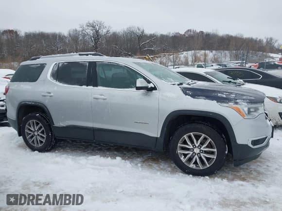 ✅ 2018 GMC Acadia SLE • VIN: 1GKKNSLS4JZ167451 • Lot: 43833446. Listed on IAAI with 234,133 mi. Free auction sales archive from the USA and detailed vehicle history report at DreamBid. Image 13.