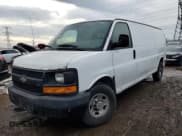 ✅ 2013 Chevrolet Express Cargo • VIN: 1GCWGGBA6D1187037 • Lot: 45843065. Listed on Copart with 248,615 mi. Free auction sales archive from the USA and detailed vehicle history report at DreamBid. Image 1.