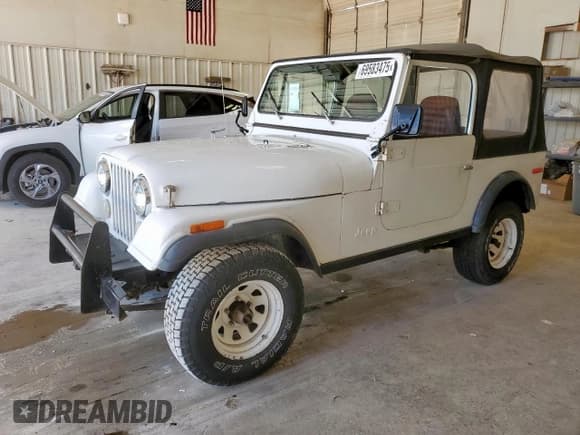 ✅ 1978 Jeep CJ • VIN: J8F93EA130915 • Lot: 69583475. Wystawiony na Copart z przebiegiem 18 023 mil. Bezpłatny archiwum sprzedaży aukcyjnych z USA i szczegółowy raport historii pojazdu na DreamBid. Zdjęcie 1.