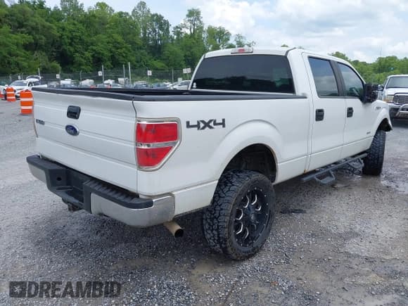 ✅ 2013 Ford F-150 XL • VIN: 1FTVW1ET2DKF24807 • Lot: 42458173. Listed on IAAI with 161,364 mi. Free auction sales archive from the USA and detailed vehicle history report at DreamBid. Image 4.