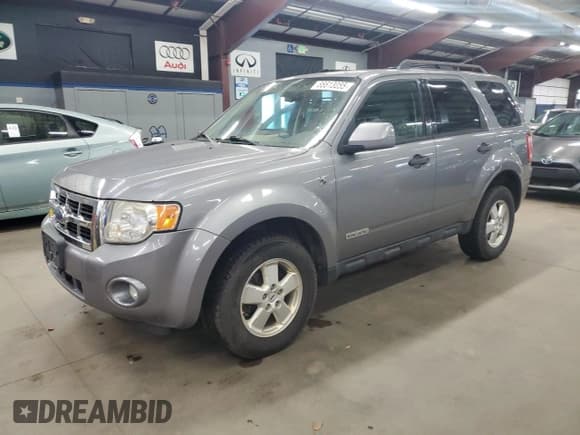 ✅ 2008 Ford Escape Hybrid • VIN: 1FMCU49H28KA70225 • Lot: 86613055. Listed on Copart with 250,737 mi. Free auction sales archive from the USA and detailed vehicle history report at DreamBid. Image 1.