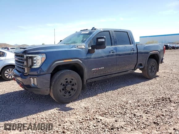 ✅ 2023 GMC Sierra 2500HD AT4 • VIN: 1GT49PEY7PF174699 • Lot: 79185024. Listed on Copart with 7,389 mi. Free auction sales archive from the USA and detailed vehicle history report at DreamBid. Image 1.