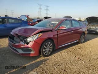 ✅ 2015 Hyundai Sonata Sport • VIN: 5NPE34AF3FH115470 • Лот: 71742835. Опубликован ранее на Copart с пробегом 66 167 миль. Бесплатный доступ к архиву аукционных продаж из США и подробный отчёт об истории автомобиля на DreamBid. Изображение 1.