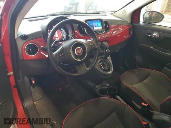 ✅ 2017 FIAT 500 Pop • VIN: 3C3CFFKR5HT503035 • Lot: 92812065. Listed on Copart with 66,930 mi. Free auction sales archive from the USA and detailed vehicle history report at DreamBid. Image 8.