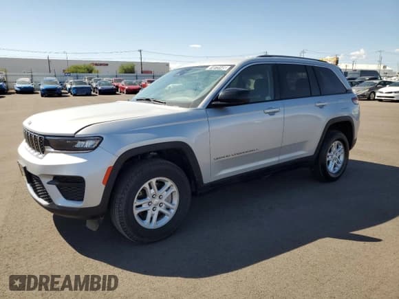 ✅ 2024 Jeep Grand Cherokee Laredo • VIN: 1C4RJHAG3RC700458 • Lot: 81073145. Listed on Copart with 45,451 mi. Free auction sales archive from the USA and detailed vehicle history report at DreamBid. Image 1.