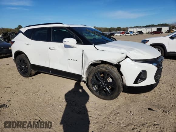 ✅ 2020 Chevrolet Blazer RS • VIN: 3GNKBERS4LS536233 • Lot: 92434395. Listed on Copart with 130,472 mi. Free auction sales archive from the USA and detailed vehicle history report at DreamBid. Image 4.