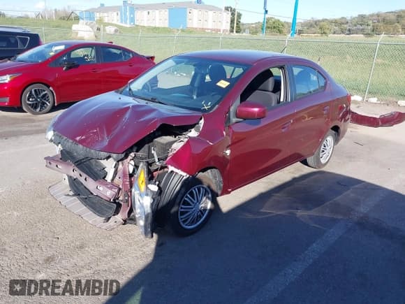 ✅ 2017 Mitsubishi Mirage ES • VIN: ML32F3FJ1HHF11499 • Lot: 43471467. Listed on IAAI with 57,737 mi. Free auction sales archive from the USA and detailed vehicle history report at DreamBid. Image 2.