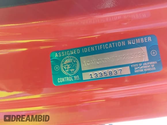 ✅ 2020 Jeep Wrangler Unlimited Sport • VIN: 1C4HJXDM9LW285935 • Lot: 42206801. Listed on IAAI with 89,120 mi. Free auction sales archive from the USA and detailed vehicle history report at DreamBid. Image 9.