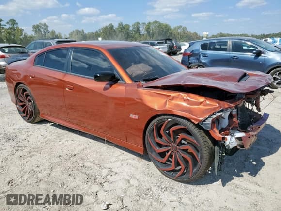 ✅ 2023 Dodge Charger Scat Pack • VIN: 2C3CDXGJ3PH616133 • Лот: 86481395. Опубликован ранее на Copart с пробегом 9 565 миль. Бесплатный доступ к архиву аукционных продаж из США и подробный отчёт об истории автомобиля на DreamBid. Изображение 4.