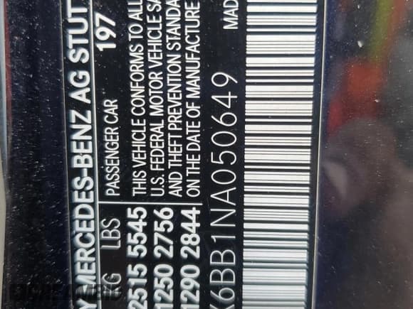 ✅ 2022 Mercedes-Benz AMG GT 53 • VIN: W1K7X6BB1NA050649 • Lot: 68084385. Listed on Copart with 19,580 mi. Free auction sales archive from the USA and detailed vehicle history report at DreamBid. Image 13.