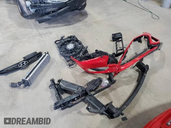 2021 Hyundai Veloster with VIN KMHT36AH5MU008813, listed as a Copart auction lot 59127424 with 36,909 mi miles and Salvage title. Bid and sale history available at DreamBid. Image 12.