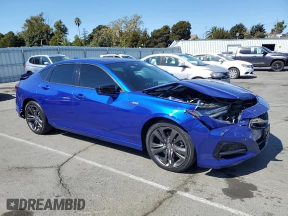 ✅ 2021 Acura TLX w/A-Spec Package • VIN: 19UUB5F59MA014590 • Lot: 81417995. Listed on Copart with 40,453 mi. Free auction sales archive from the USA and detailed vehicle history report at DreamBid. Image 4.