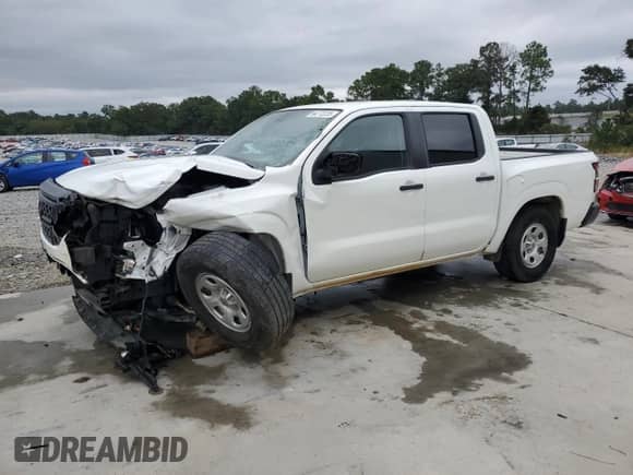2024 Nissan Frontier SV with VIN 1N6ED1EJ0RN647898, listed as a Copart auction lot 84772235 with 22,240 mi miles and Salvage title. Bid and sale history available at DreamBid. Image 1.