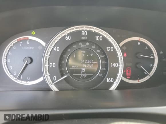 ✅ 2016 Honda Accord LX • VIN: 1HGCR2F38GA030594 • Lot: 81663455. Listed on Copart with 121,080 mi. Free auction sales archive from the USA and detailed vehicle history report at DreamBid. Image 9.