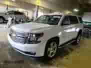 2020 Chevrolet Tahoe Premier with VIN 1GNSKCKC2LR233350, listed as a Copart auction lot 45846135 with 101,476 mi miles and Salvage title. Bid and sale history available at DreamBid. Image 12.