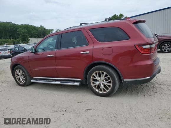 ✅ 2014 Dodge Durango Citadel • VIN: 1C4RDHEG1EC390080 • Lot: 59801605. Listed on Copart with 148,878 mi. Free auction sales archive from the USA and detailed vehicle history report at DreamBid. Image 2.