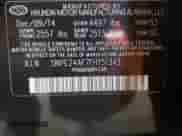 2015 Hyundai Sonata SE с VIN 5NPE24AF7FH151343, выставлен на аукционе Copart как лот 82783555 с пробегом 143 667 миль миль и Списание • Salvage title. История ставок и продаж доступна на DreamBid. Изображение 12.