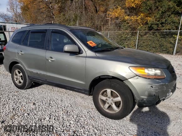 ✅ 2008 Hyundai Santa Fe GLS • VIN: 5NMSG13D18H218582 • Lot: 76955374. Listed on Copart with 163,987 mi. Free auction sales archive from the USA and detailed vehicle history report at DreamBid. Image 4.