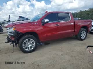 2025 Chevrolet Silverado 1500 LTZ z VIN 1GCUKGED0SZ231799, wystawiony jako Copart lot #85504385 z przebiegiem 5 898 mil mil oraz Szkoda całkowita • Salvage title. Historia ofert i sprzedaży dostępna na DreamBid. Obrazek 1.