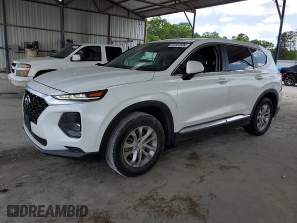 ✅ 2019 Hyundai Santa Fe SE • VIN: 5NMS23AD3KH018761 • Lot: 55953534. Wystawiony na Copart z przebiegiem 88 011 mil. Bezpłatny archiwum sprzedaży aukcyjnych z USA i szczegółowy raport historii pojazdu na DreamBid. Zdjęcie 1.