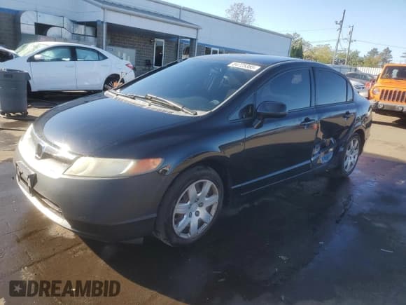✅ 2007 Honda Civic LX • VIN: 1HGFA15517L079299 • Лот: 84725385. Опубликован ранее на Copart с пробегом 138 676 миль. Бесплатный доступ к архиву аукционных продаж из США и подробный отчёт об истории автомобиля на DreamBid. Изображение 1.