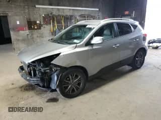 2015 Hyundai Tucson SE z VIN KM8JUCAG7FU052065, wystawiony jako Copart lot #69374545 z przebiegiem 84 101 mil mil oraz Szkoda całkowita • Salvage title. Historia ofert i sprzedaży dostępna na DreamBid. Obrazek 1.