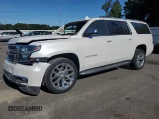 2018 Chevrolet Suburban Premier z VIN 1GNSKJKC6JR296758, wystawiony jako Copart lot #70891185 z przebiegiem 57 452 mil mil oraz Szkoda całkowita • Salvage title. Historia ofert i sprzedaży dostępna na DreamBid. Obrazek 1.