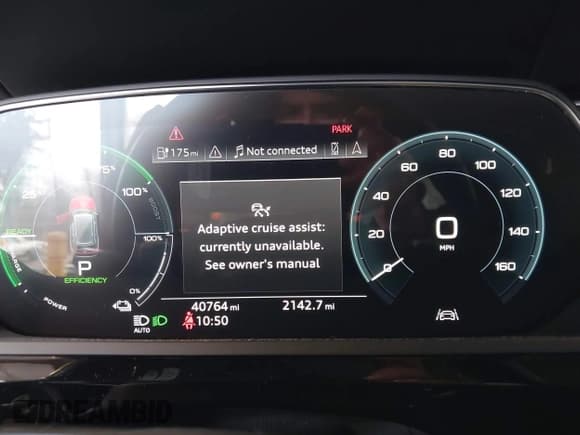 ✅ 2019 Audi e-tron Prestige • VIN: WA1VAAGE4KB006007 • Lot: 43886443. Wystawiony na IAAI z przebiegiem 40 764 mil. Bezpłatny archiwum sprzedaży aukcyjnych z USA i szczegółowy raport historii pojazdu na DreamBid. Zdjęcie 7.