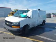 ✅ 2020 Chevrolet Express Cargo • VIN: 1GCWGAFG8L1245501 • Lot: 43226152. Listed on IAAI with 104,247 mi. Free auction sales archive from the USA and detailed vehicle history report at DreamBid. Image 2.