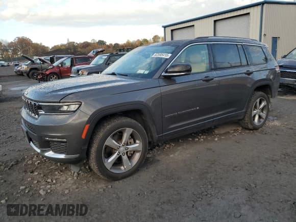 ✅ 2021 Jeep Grand Cherokee Limited • VIN: 1C4RJKBG7M8125711 • Lot: 82595415. Wystawiony na Copart z przebiegiem 77 511 mil. Bezpłatny archiwum sprzedaży aukcyjnych z USA i szczegółowy raport historii pojazdu na DreamBid. Zdjęcie 1.