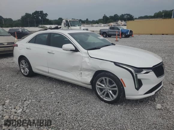 ✅ 2022 Cadillac CT4 Luxury • VIN: 1G6DK5RK2N0112953 • Lot: 65207715. Listed on Copart with 15,161 mi. Free auction sales archive from the USA and detailed vehicle history report at DreamBid. Image 4.