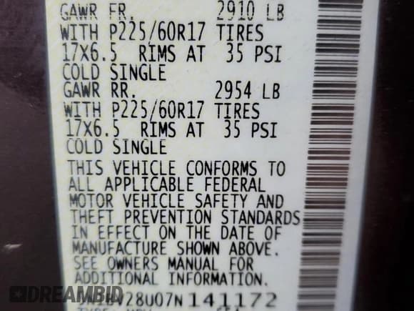 ✅ 2007 Nissan Quest SE • VIN: 5N1BV28U07N141172 • Lot: 70747794. Wystawiony na Copart z przebiegiem 210 409 mil. Bezpłatny archiwum sprzedaży aukcyjnych z USA i szczegółowy raport historii pojazdu na DreamBid. Zdjęcie 15.