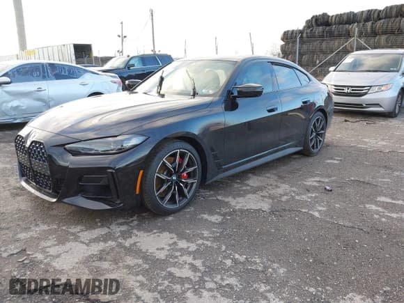 ✅ 2024 BMW 4 Series M440i xDrive • VIN: WBA13AW05RFS35266 • Lot: 41228213. Listed on IAAI with Not provided. Free auction sales archive from the USA and detailed vehicle history report at DreamBid. Image 2.