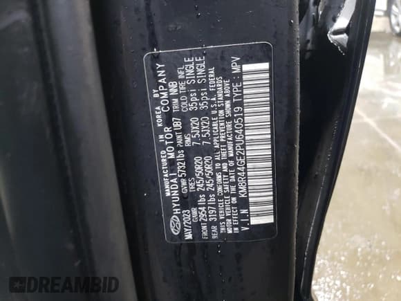 ✅ 2023 Hyundai Palisade SEL • VIN: KM8R44GE2PU640519 • Лот: 83095114. Опубликован ранее на Copart с пробегом 28 798 миль. Бесплатный доступ к архиву аукционных продаж из США и подробный отчёт об истории автомобиля на DreamBid. Изображение 13.