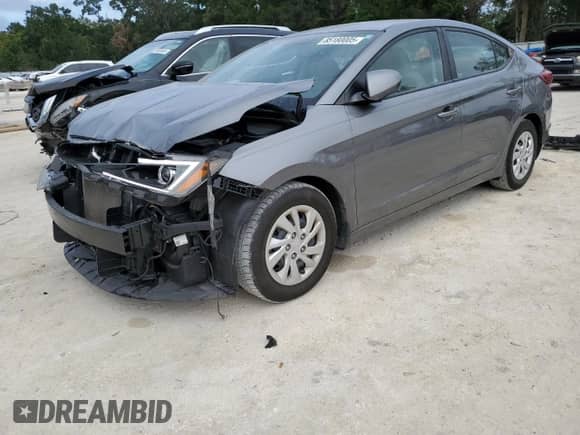 2019 Hyundai Elantra SE z VIN 5NPD74LFXKH475455, wystawiony jako Copart lot #85180005 z przebiegiem 54 979 mil mil oraz Szkoda całkowita • Salvage title. Historia ofert i sprzedaży dostępna na DreamBid. Obrazek 1.