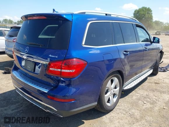 ✅ 2017 Mercedes-Benz GLS 450 • VIN: 4JGDF6EE6HA834847 • Lot: 43055147. Listed on IAAI with 169,563 mi. Free auction sales archive from the USA and detailed vehicle history report at DreamBid. Image 4.