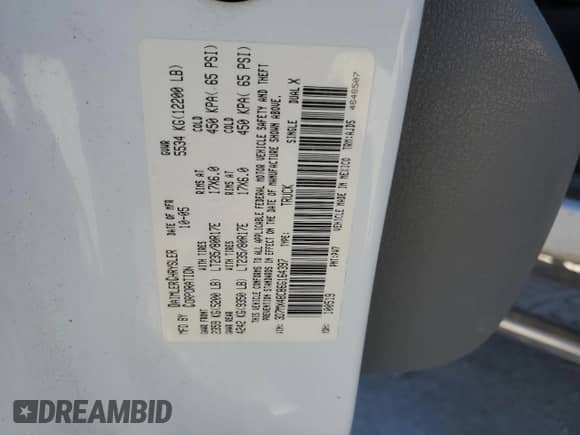 2006 Dodge 3500 SLT z VIN 3D7MX48C86G164397, wystawiony jako Copart lot #47233485 z przebiegiem 167 605 mil mil oraz Szkoda całkowita • Salvage title. Historia ofert i sprzedaży dostępna na DreamBid. Obrazek 12.